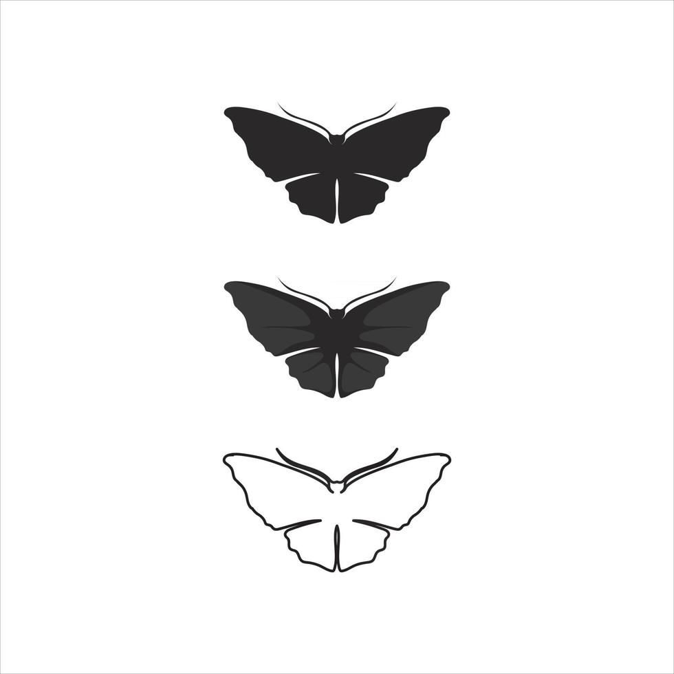 schoonheid vlinder pictogram ontwerp dier insect vleugel vector