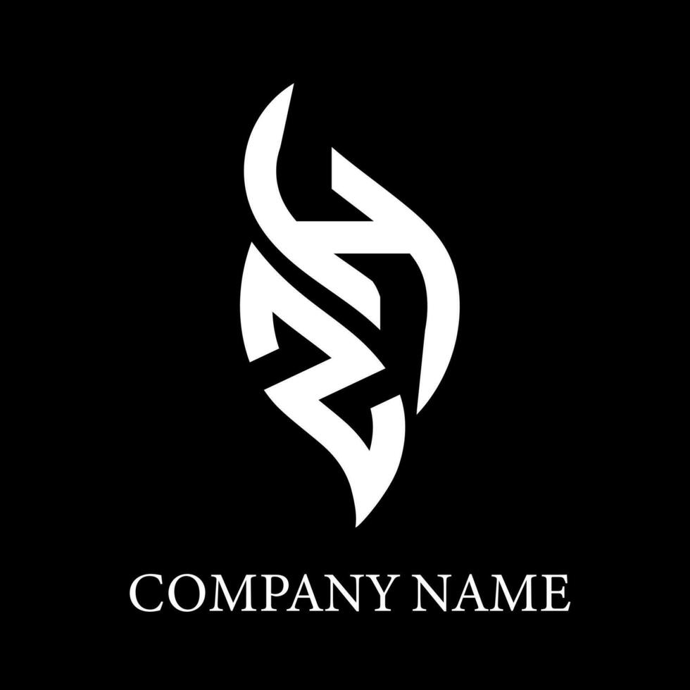 zh brief logo ontwerp.zh creatief eerste zh brief logo ontwerp. zh creatief initialen brief logo concept. vector