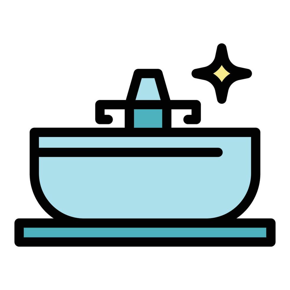 scheren badkamer icoon vector vlak