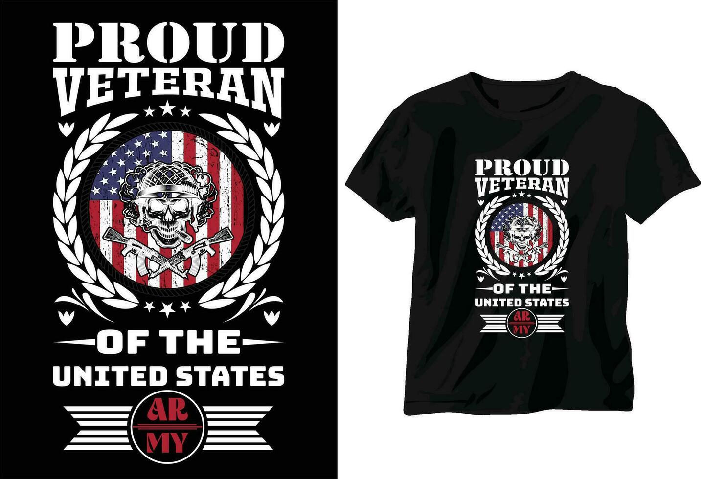 Verenigde staten leger, ons leger t-shirt ontwerp vector
