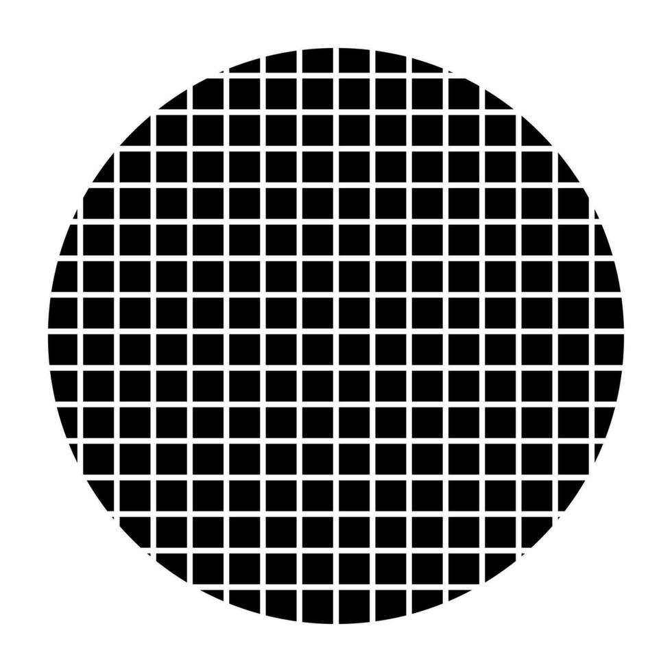 cirkel halftone abstract stippel cirkels ronde icoon. vector