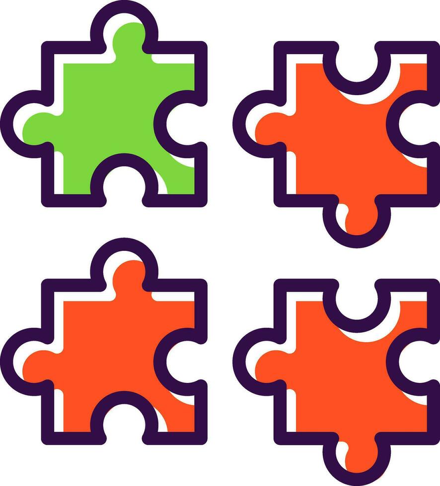 puzzels vector icoon ontwerp