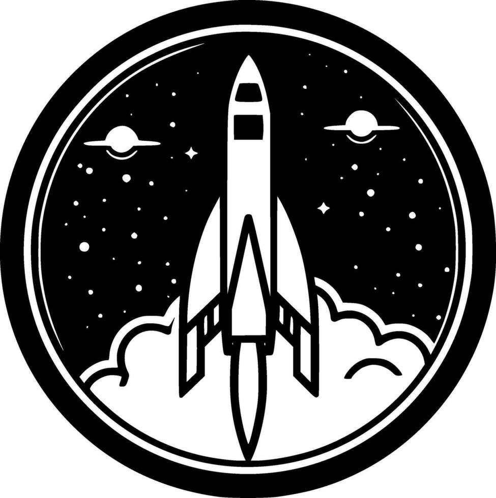 raket - hoog kwaliteit vector logo - vector illustratie ideaal voor t-shirt grafisch