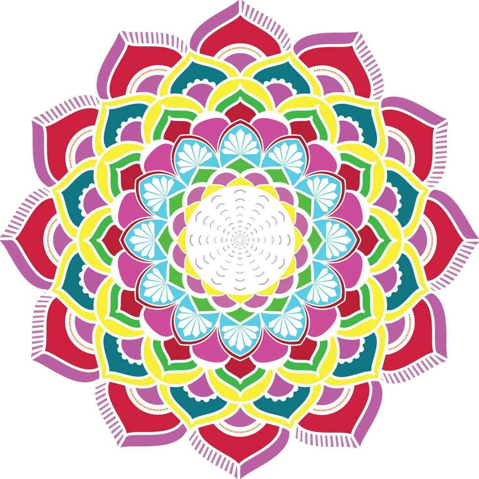 mandala ornament ontwerp in vector