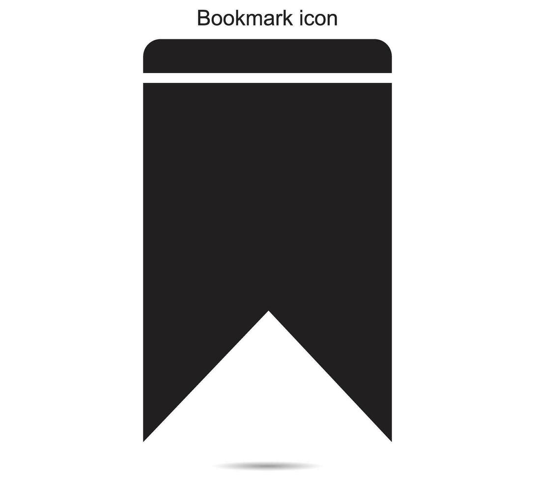 bladwijzer icoon, vector illustratie.
