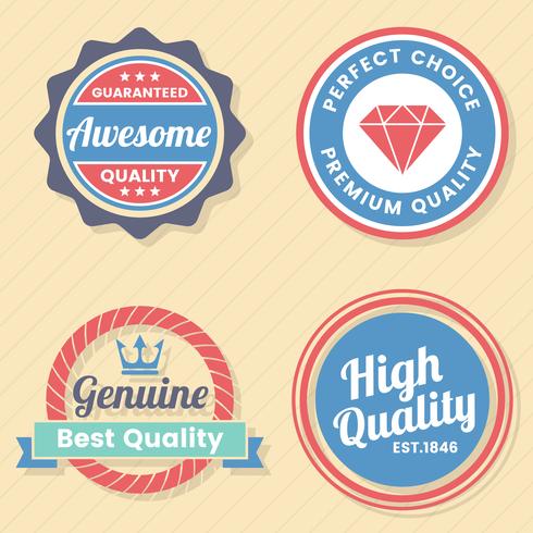 Vintage Retro Vector Logo voor banner