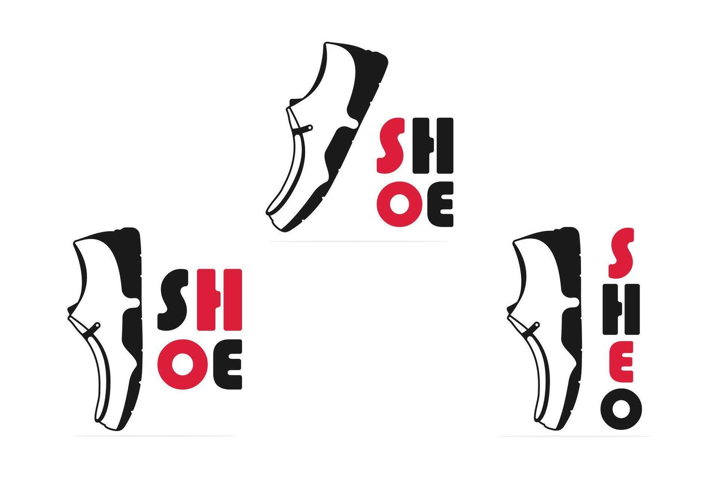 Ashion en sport- schoen vector ontwerp.