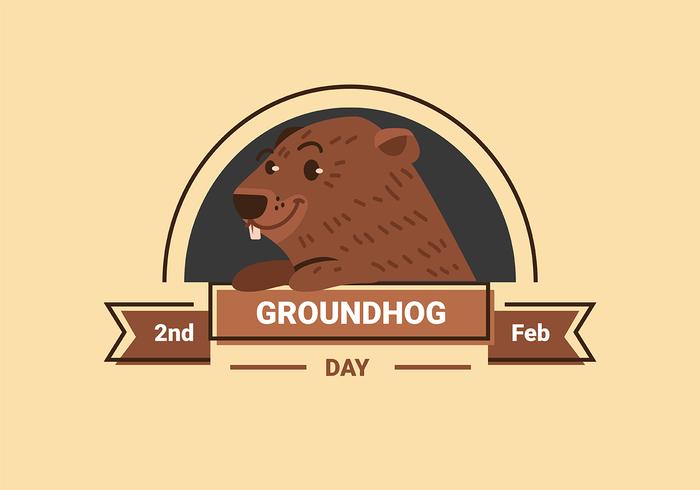 ground hog day vector