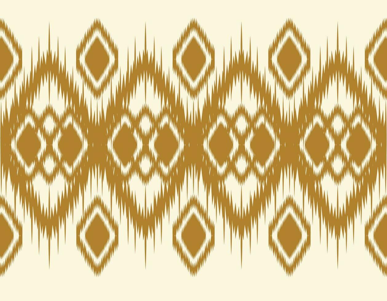 etnisch ikat handwerk patroon abstract vector. vector