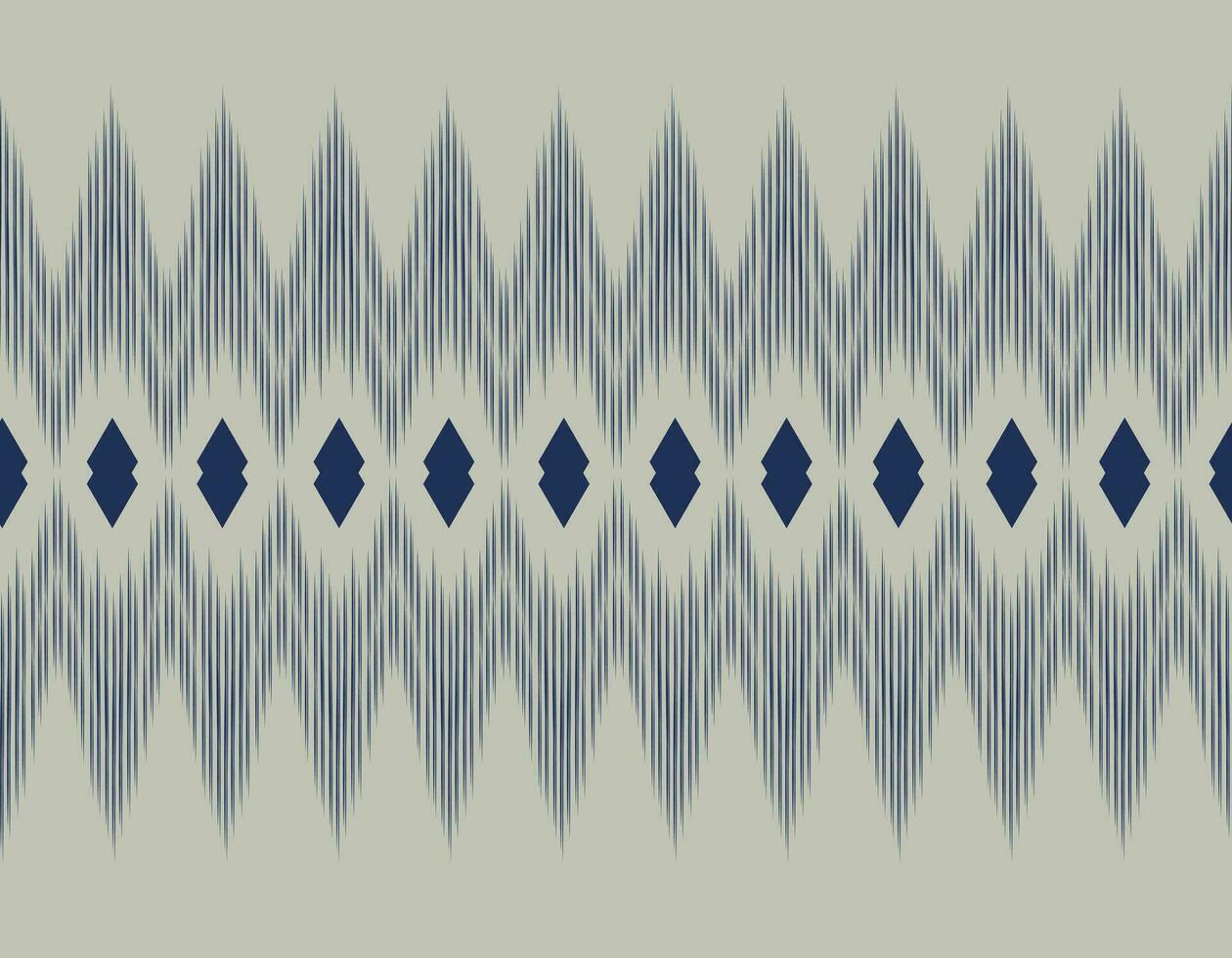 etnisch ikat handwerk patroon abstract vector. vector