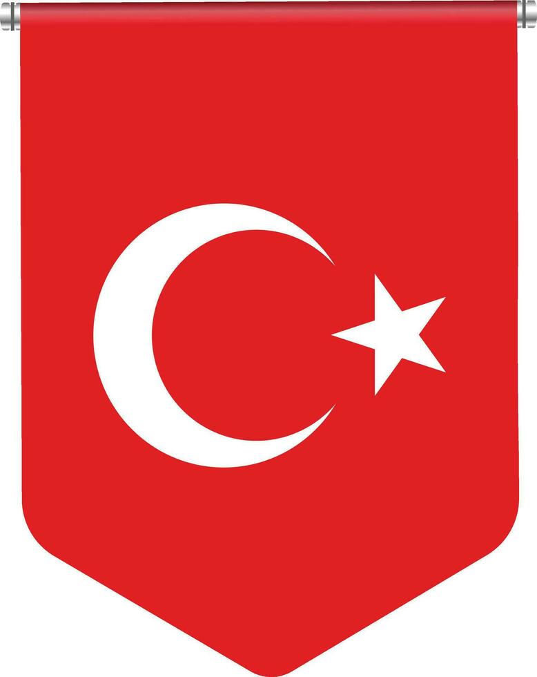 turkije vlag vector