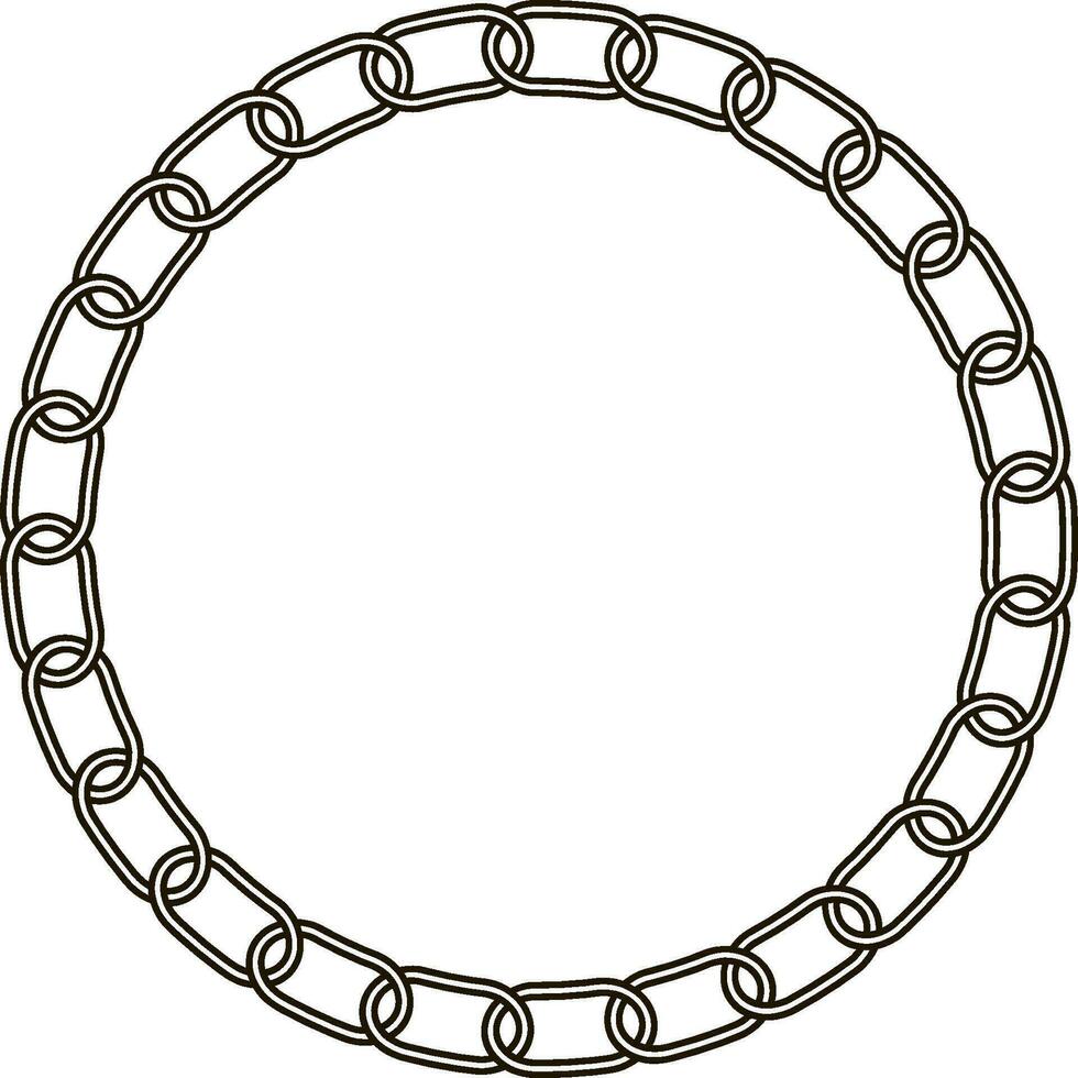 keten koppeling patroon, cirkel vector keten