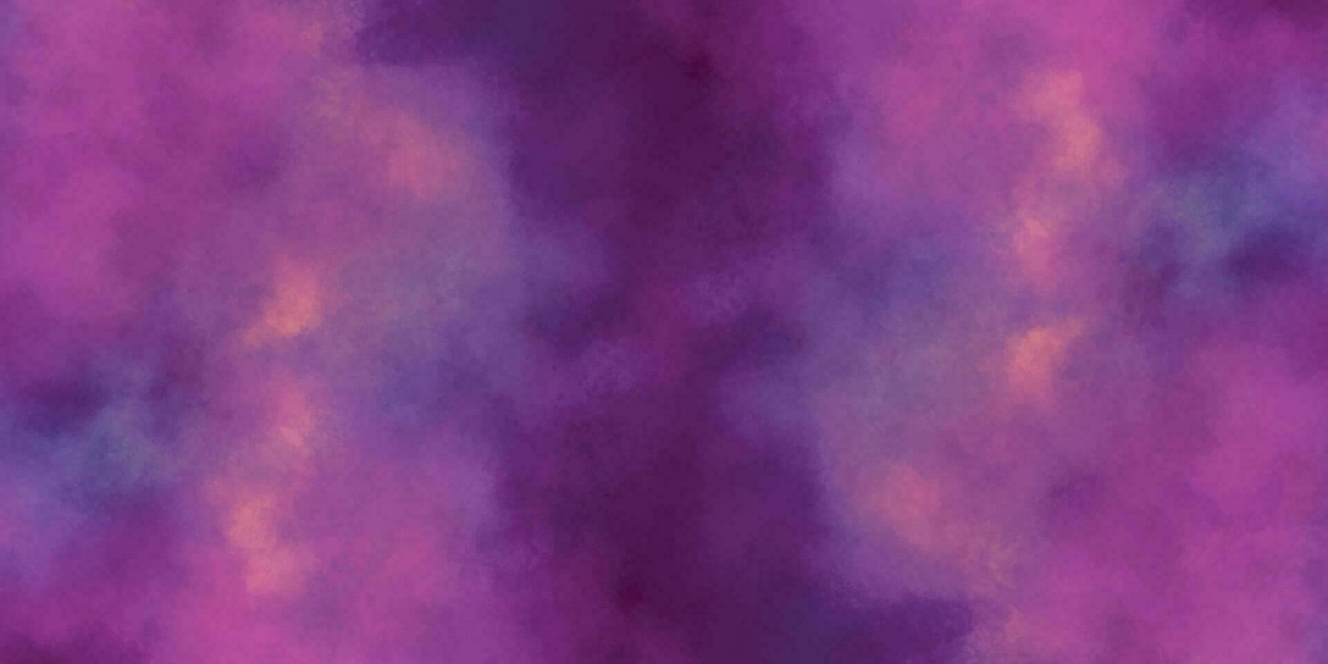 abstract achtergrond met wolken waterverf. Purper tinten blauw waterverf structuur vector illustratie. blauw en Purper willekeurig achtergrond met kopiëren ruimte