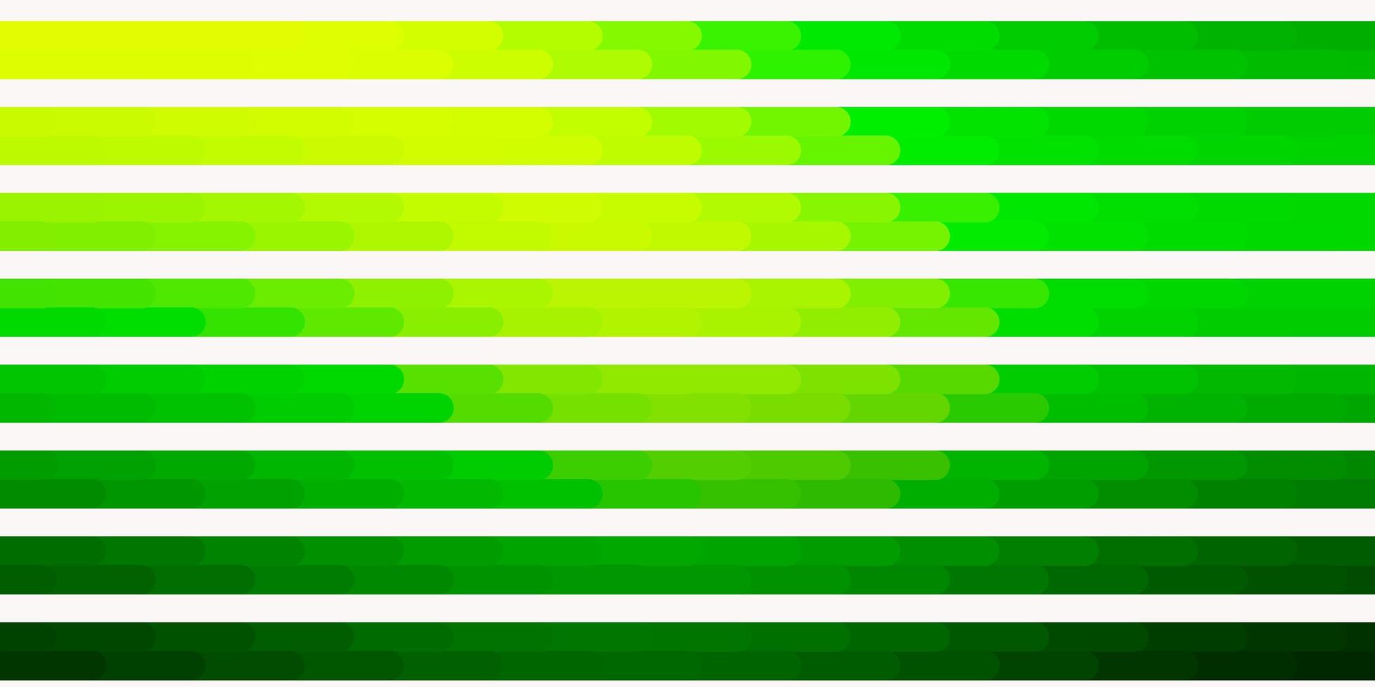 donkergroene, gele vectorachtergrond met lijnen. kleurrijke gradiëntillustratie met abstracte vlakke lijnen. slim ontwerp voor uw promoties. vector