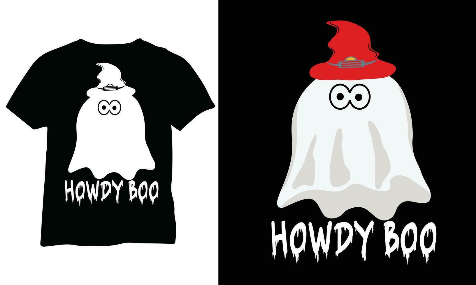 howdy boe t-shirt halloween western halloween overhemd cadeaus vector ontwerp