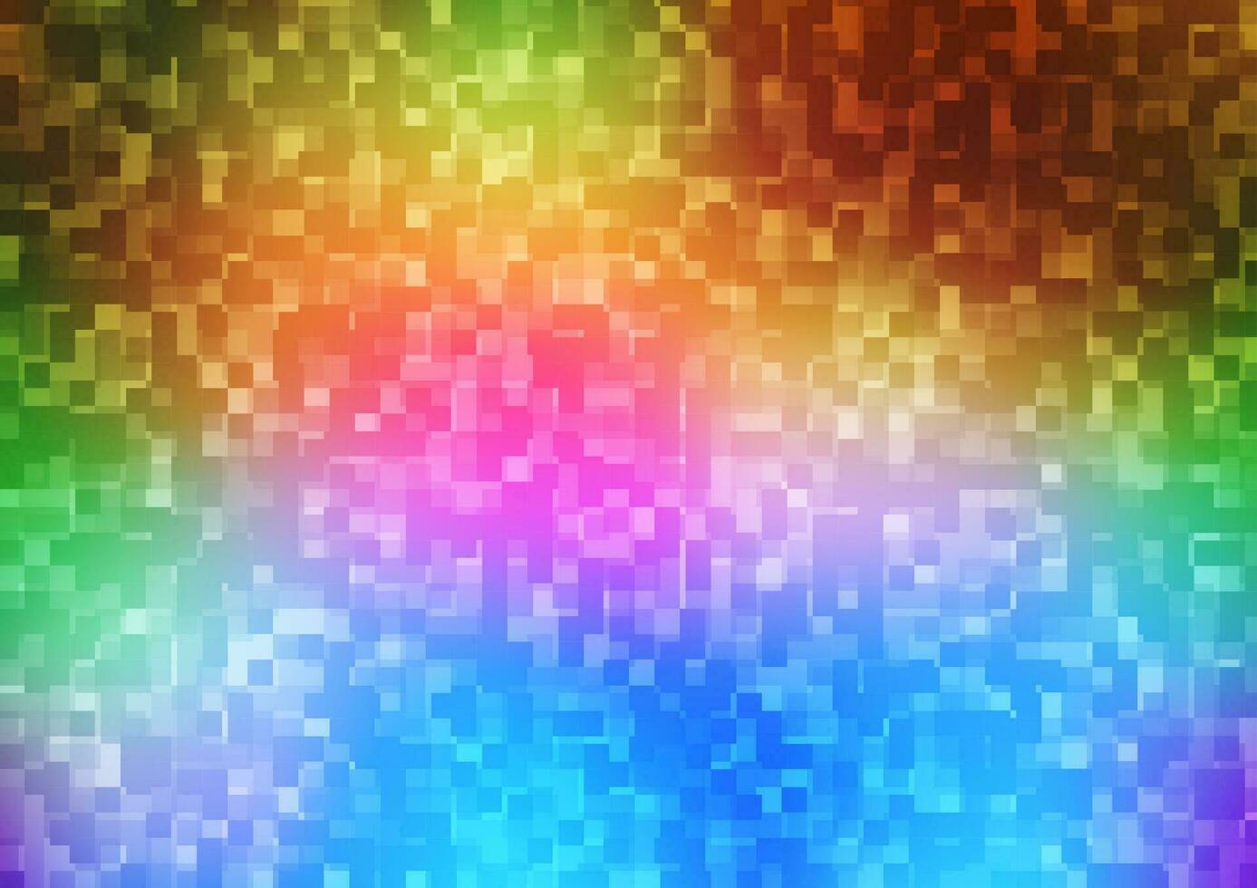 licht veelkleurig, regenboog vectordekking in veelhoekige stijl. vector