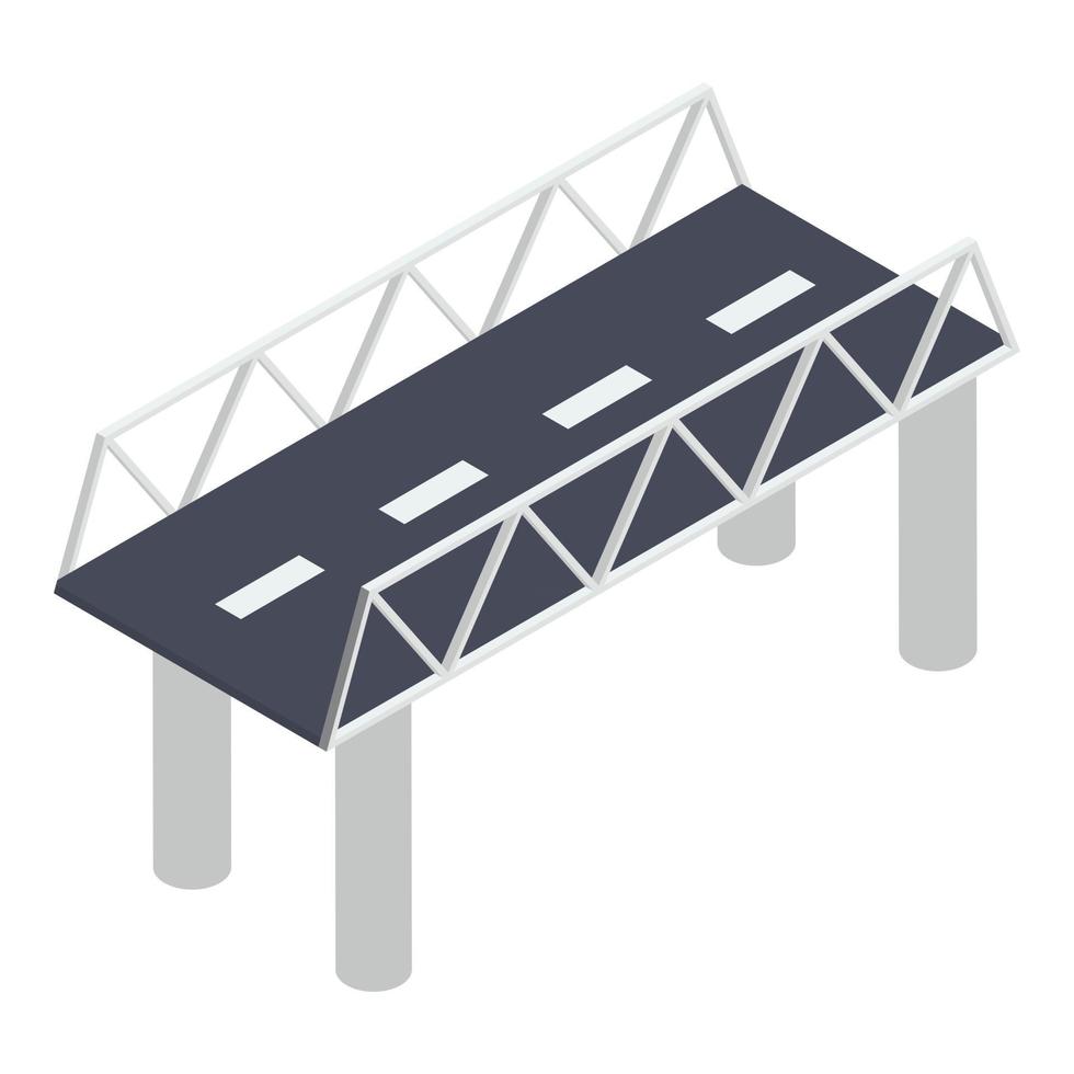 hangbrug en architectuur vector