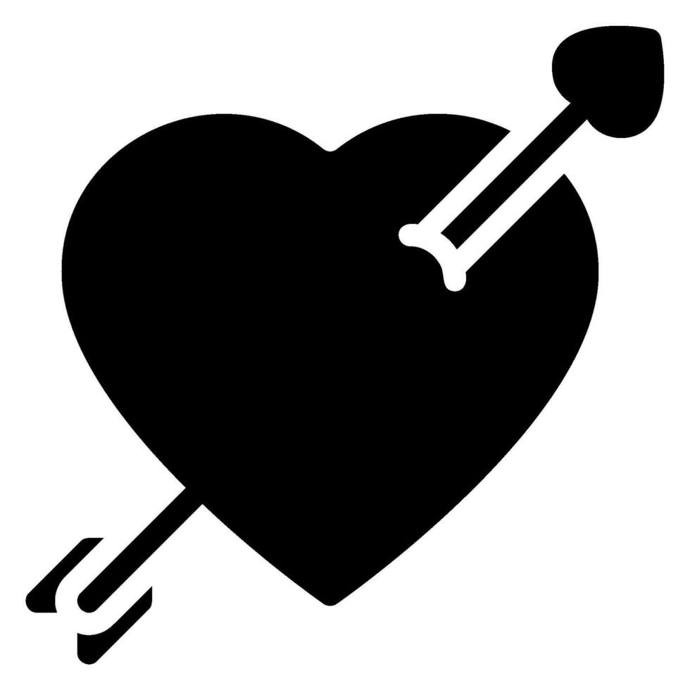 Cupido glyph icoon vector