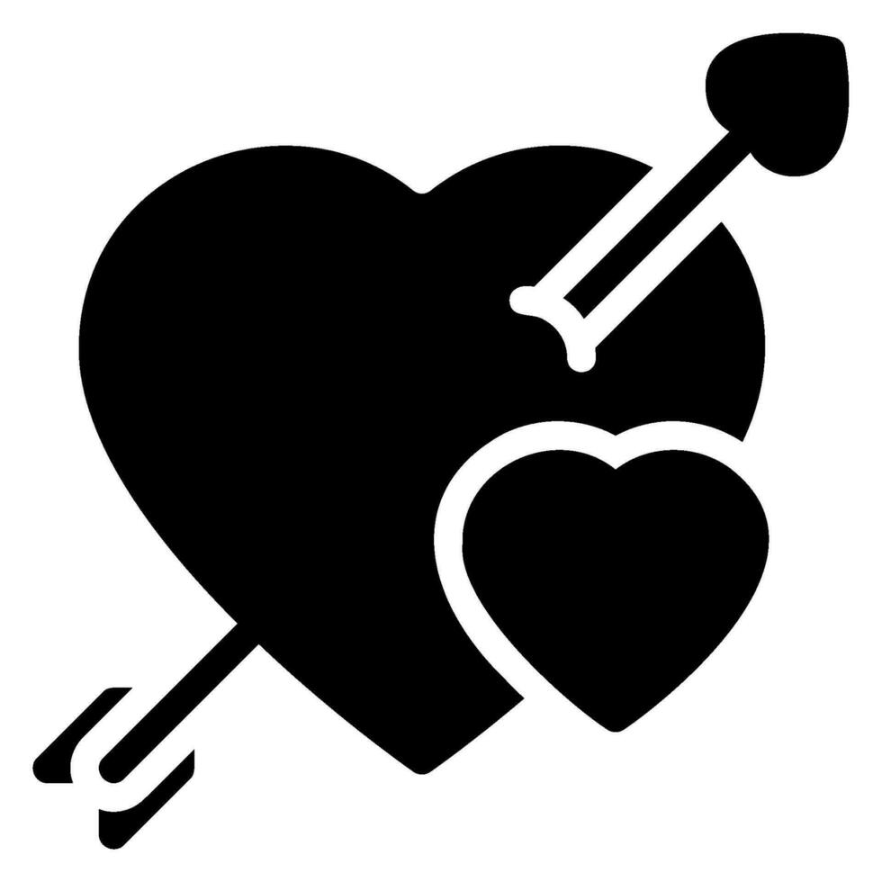 Cupido glyph icoon vector