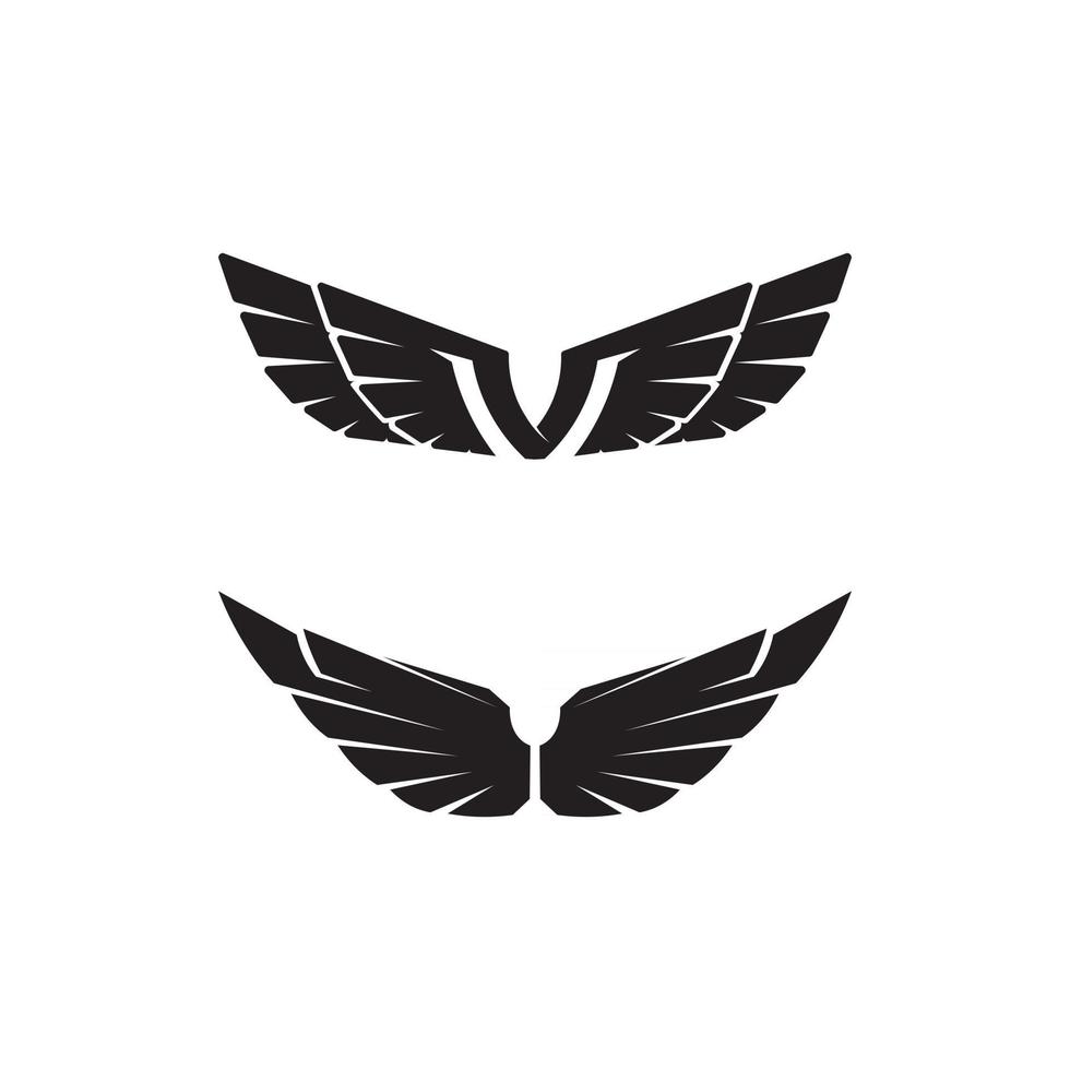 valk vleugels adelaar icon set logo sjabloon vector