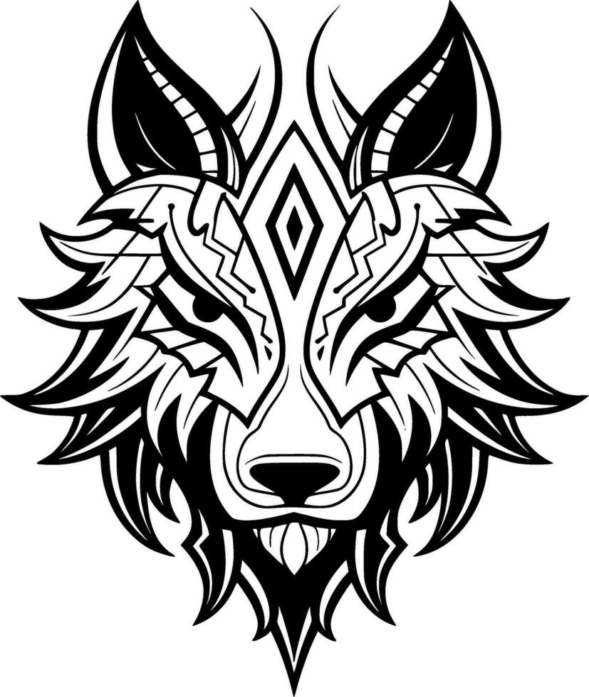 wolf - hoog kwaliteit vector logo - vector illustratie ideaal voor t-shirt grafisch