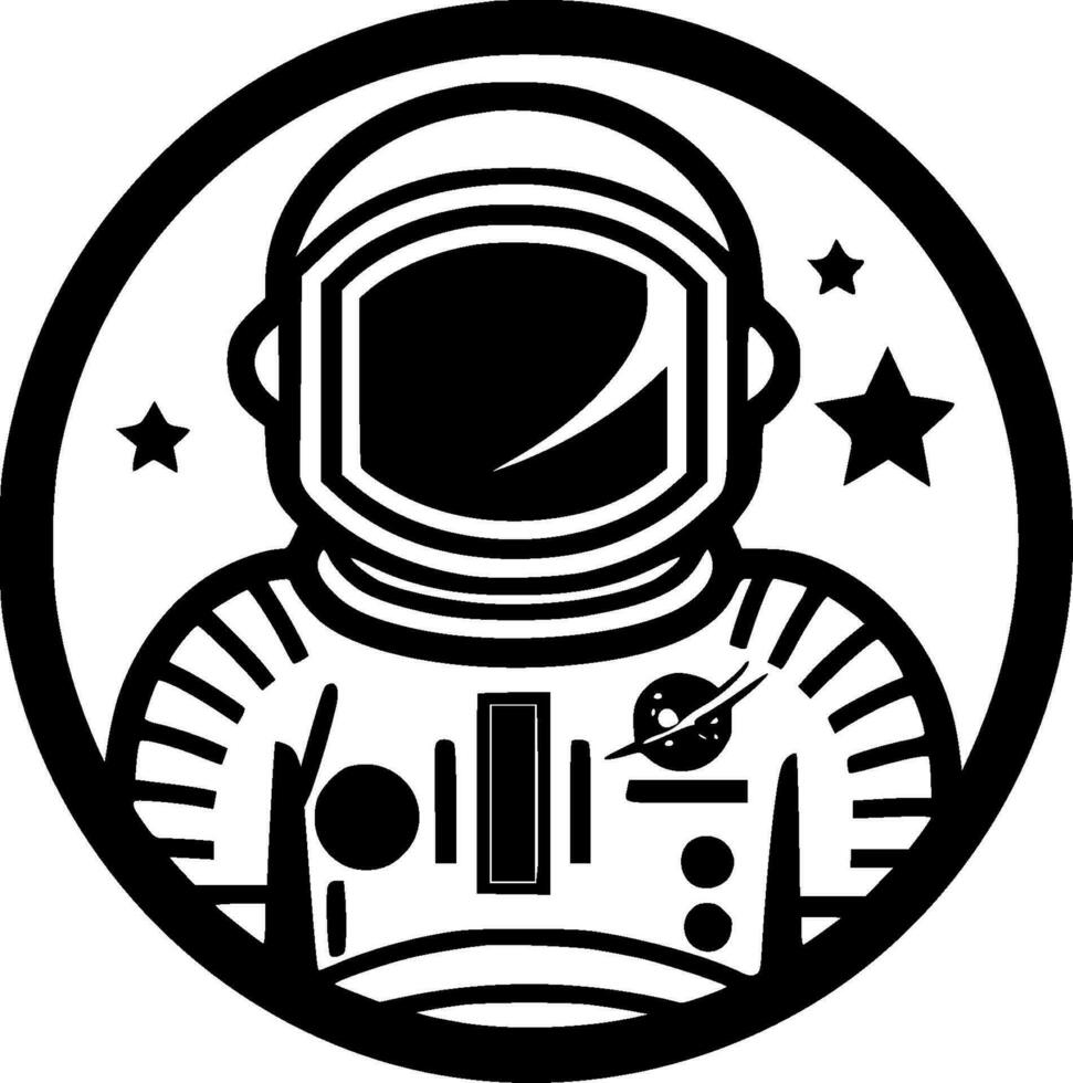 astronaut - hoog kwaliteit vector logo - vector illustratie ideaal voor t-shirt grafisch