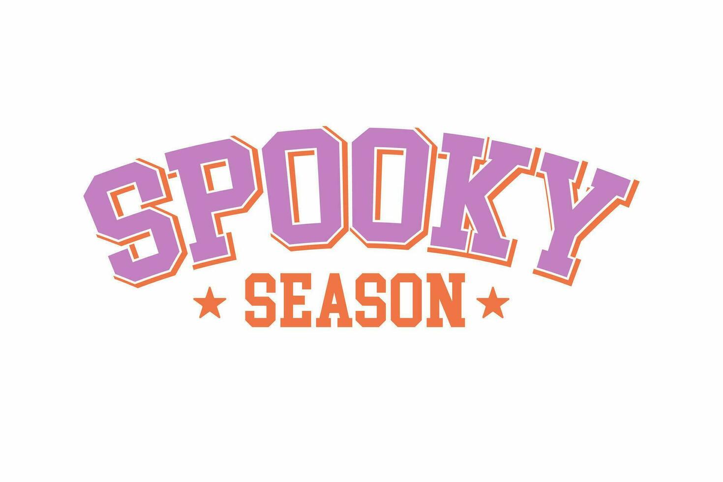 spookachtig seizoen halloween typografie t overhemd ontwerp vector