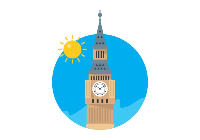 Big Ben-klok vector