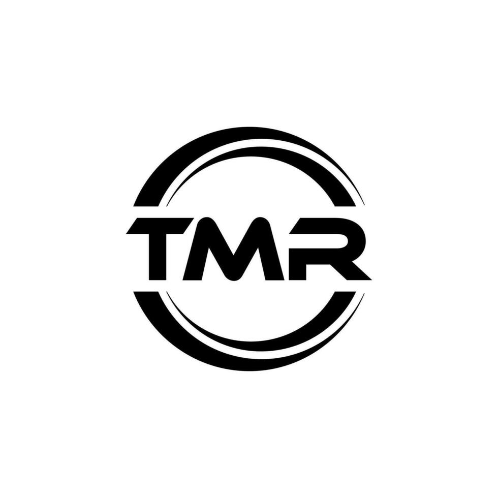 tmr logo ontwerp, inspiratie voor een uniek identiteit. modern elegantie en creatief ontwerp. watermerk uw succes met de opvallend deze logo. vector