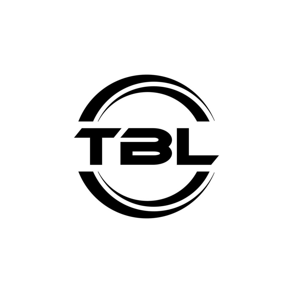 tbl logo ontwerp, inspiratie voor een uniek identiteit. modern elegantie en creatief ontwerp. watermerk uw succes met de opvallend deze logo. vector