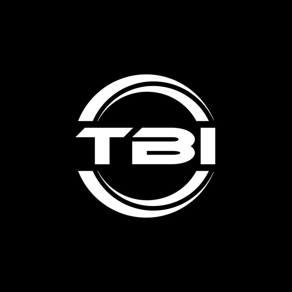 tbi logo ontwerp, inspiratie voor een uniek identiteit. modern elegantie en creatief ontwerp. watermerk uw succes met de opvallend deze logo. vector