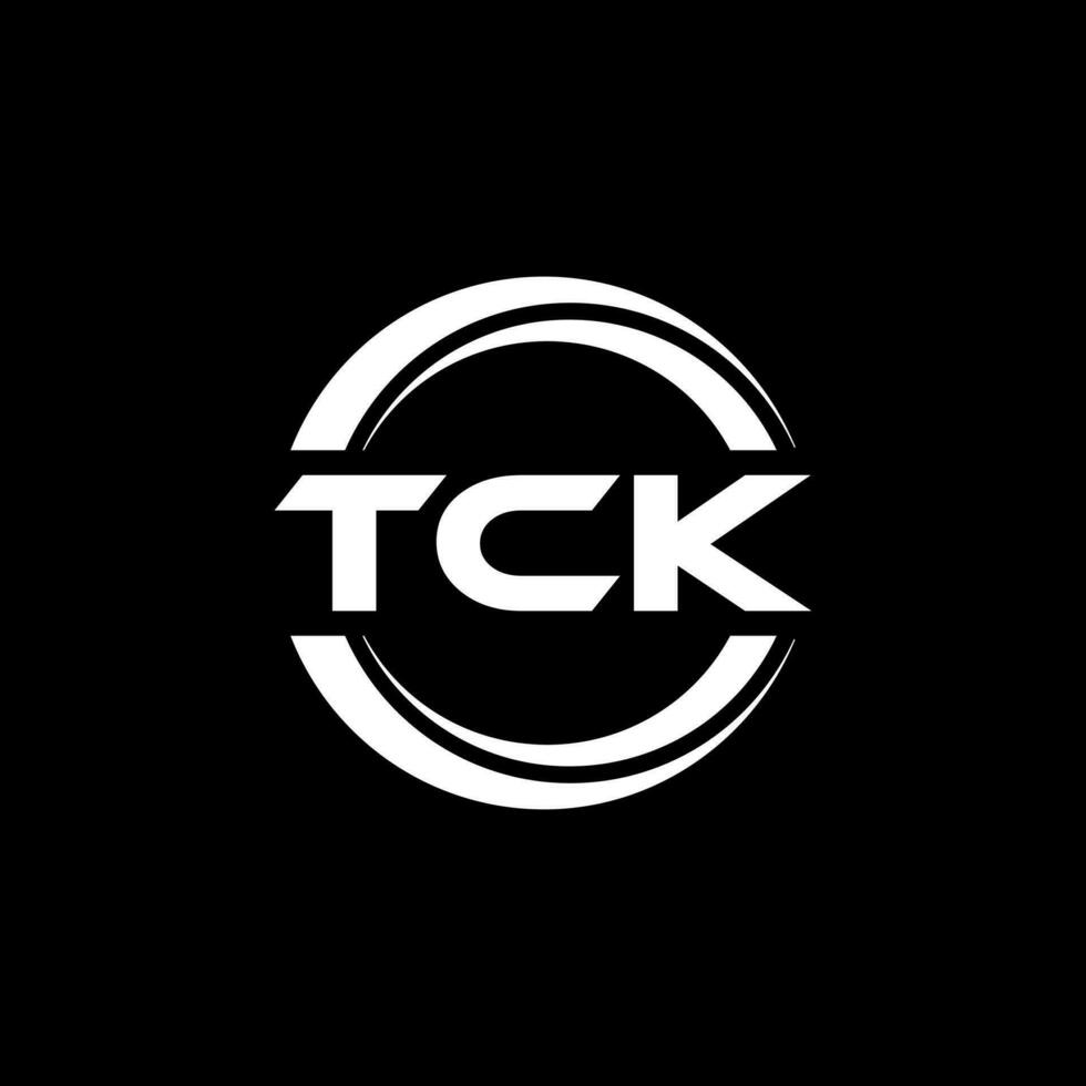 tck logo ontwerp, inspiratie voor een uniek identiteit. modern elegantie en creatief ontwerp. watermerk uw succes met de opvallend deze logo. vector