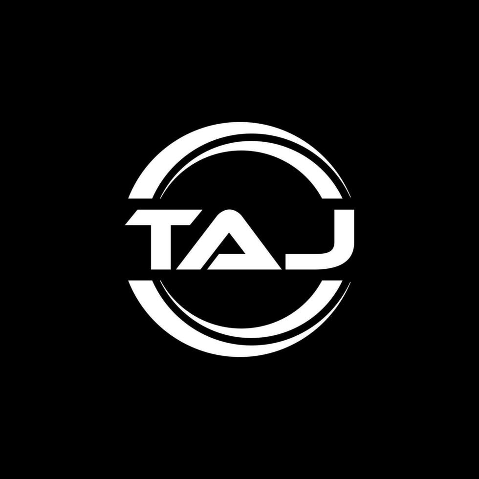 taj logo ontwerp, inspiratie voor een uniek identiteit. modern elegantie en creatief ontwerp. watermerk uw succes met de opvallend deze logo. vector