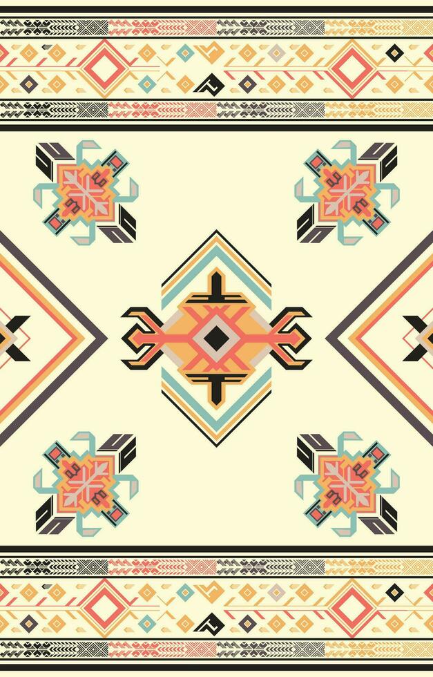 etnisch geometrisch. naadloos patroon. Mexicaans deken, tapijt. geweven tapijt illustratie. vector