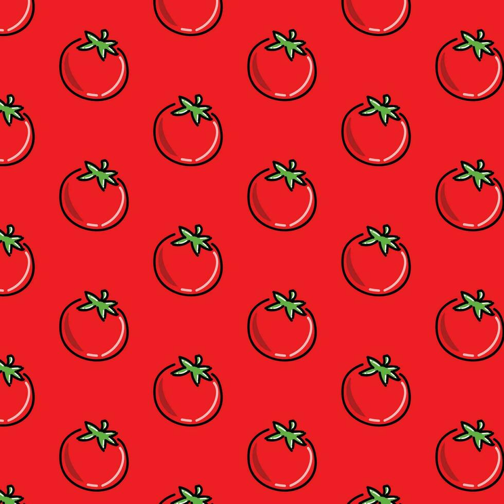 tomaat structuur achtergrond patroon vector illustratie ontwerp. rood achtergrond