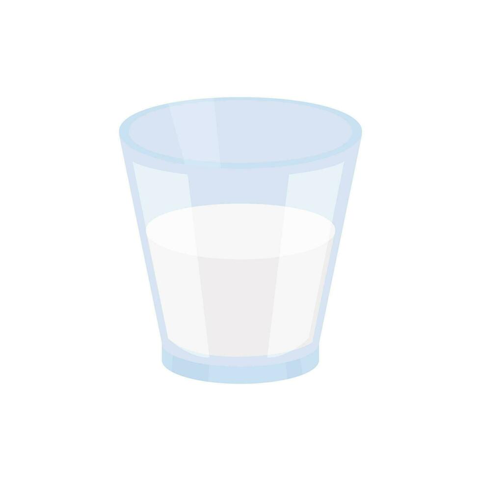 vector glas vol van vers melk