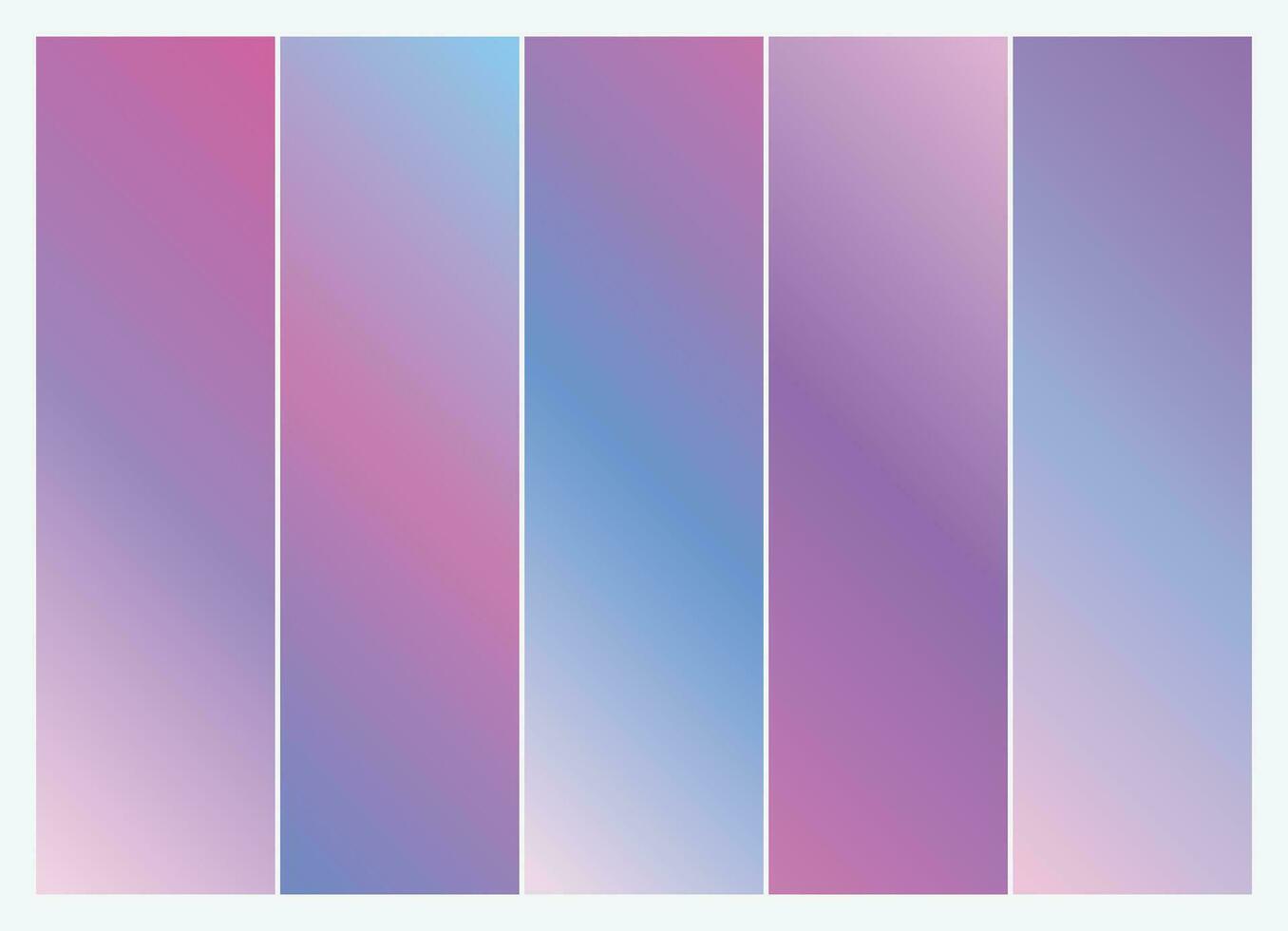 48 vector kleurrijk helling verzameling