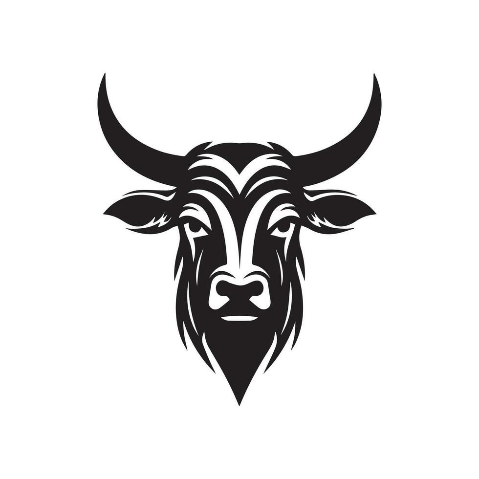 stier logo ontwerp illustratie vector