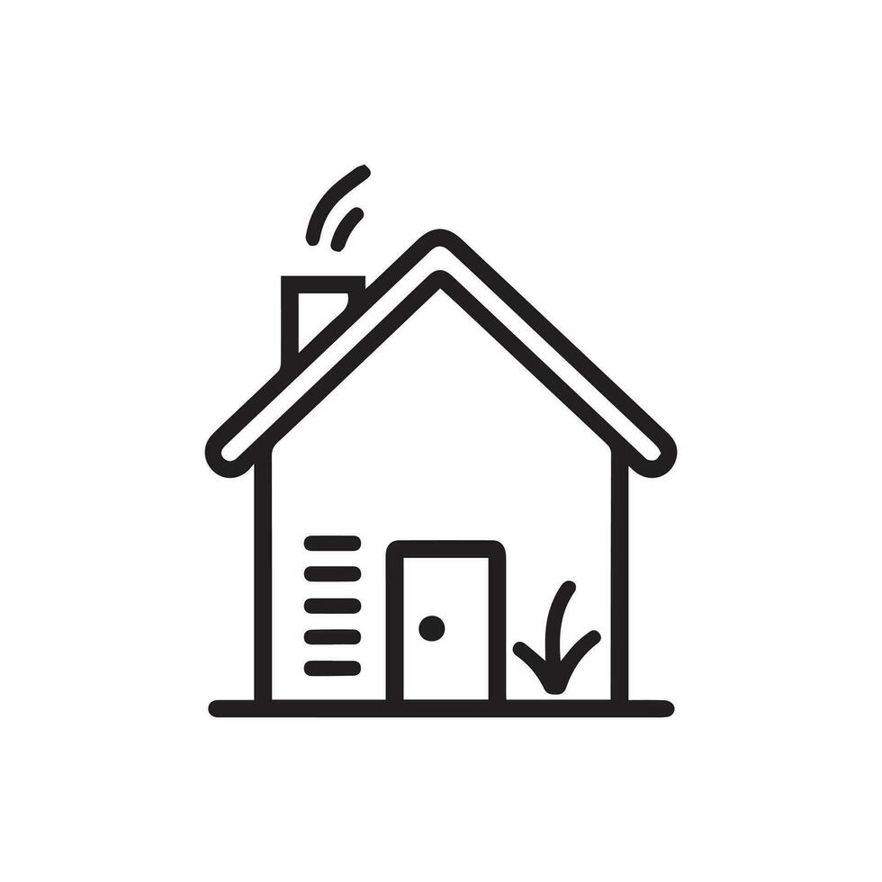 huis vector pictogram