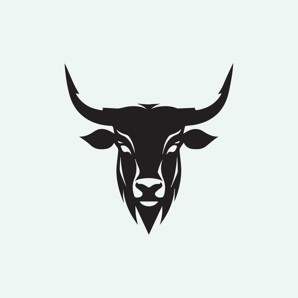 stier logo ontwerp illustratie vector