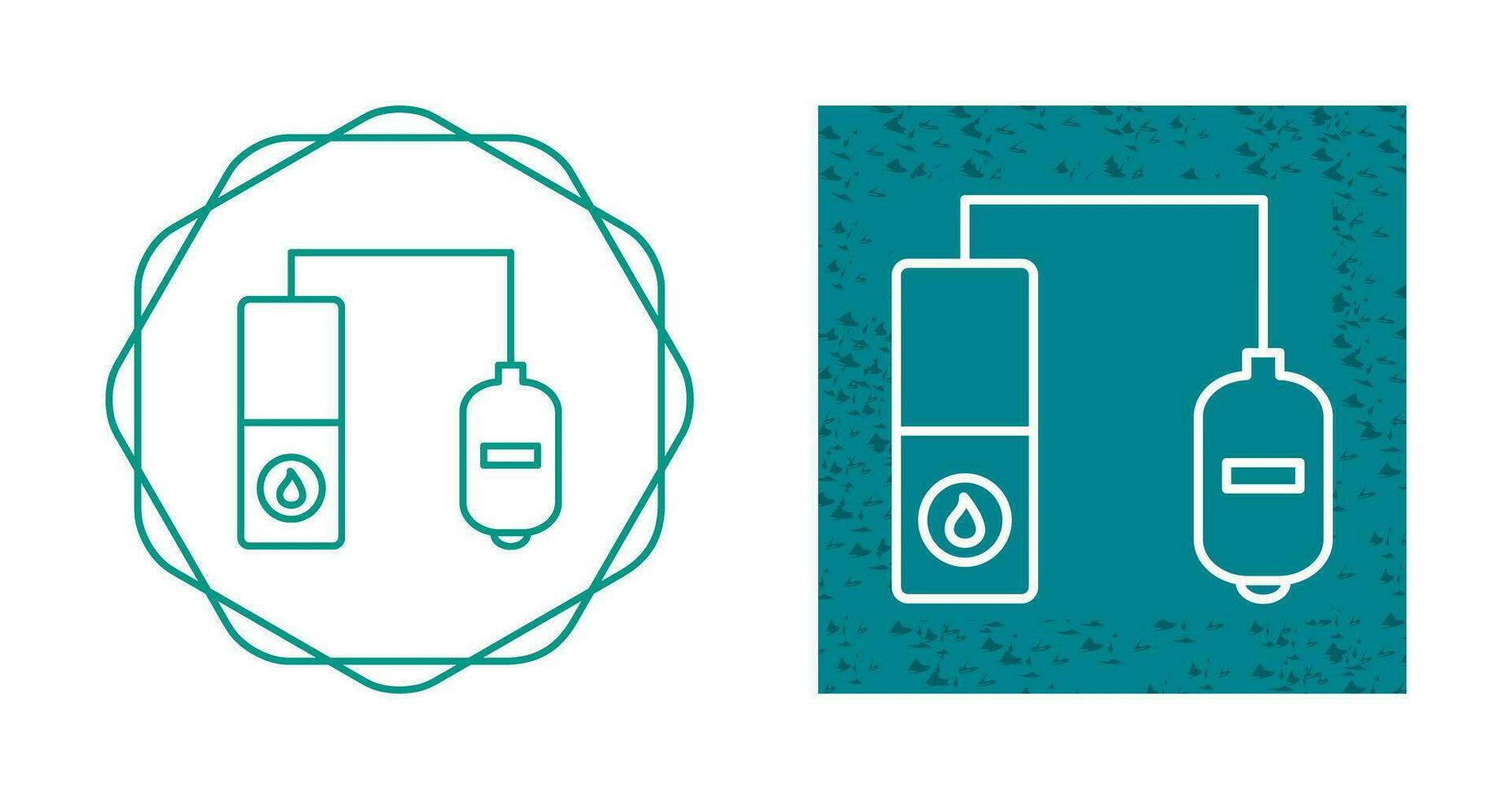 verwarmingssysteem vector pictogram