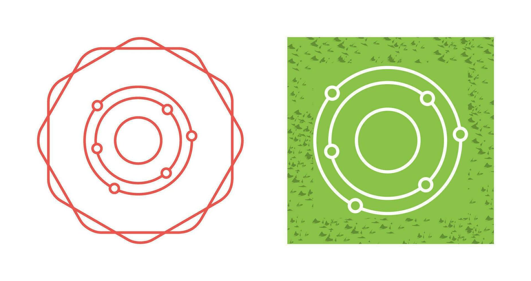 atomair structuur vector icoon