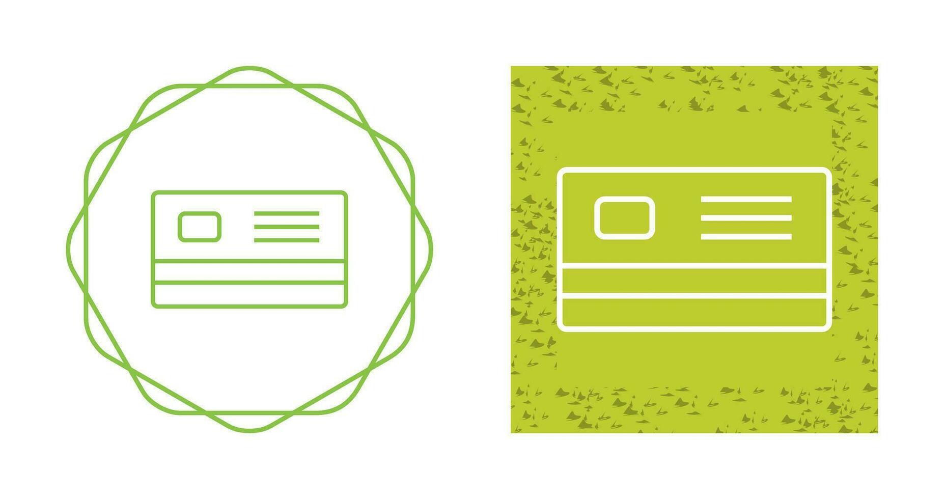 ATM-kaart vector pictogram