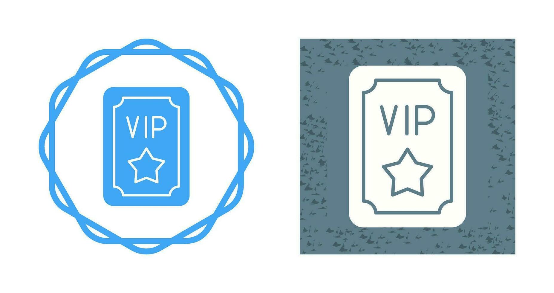 vip voorbij gaan aan vector icoon