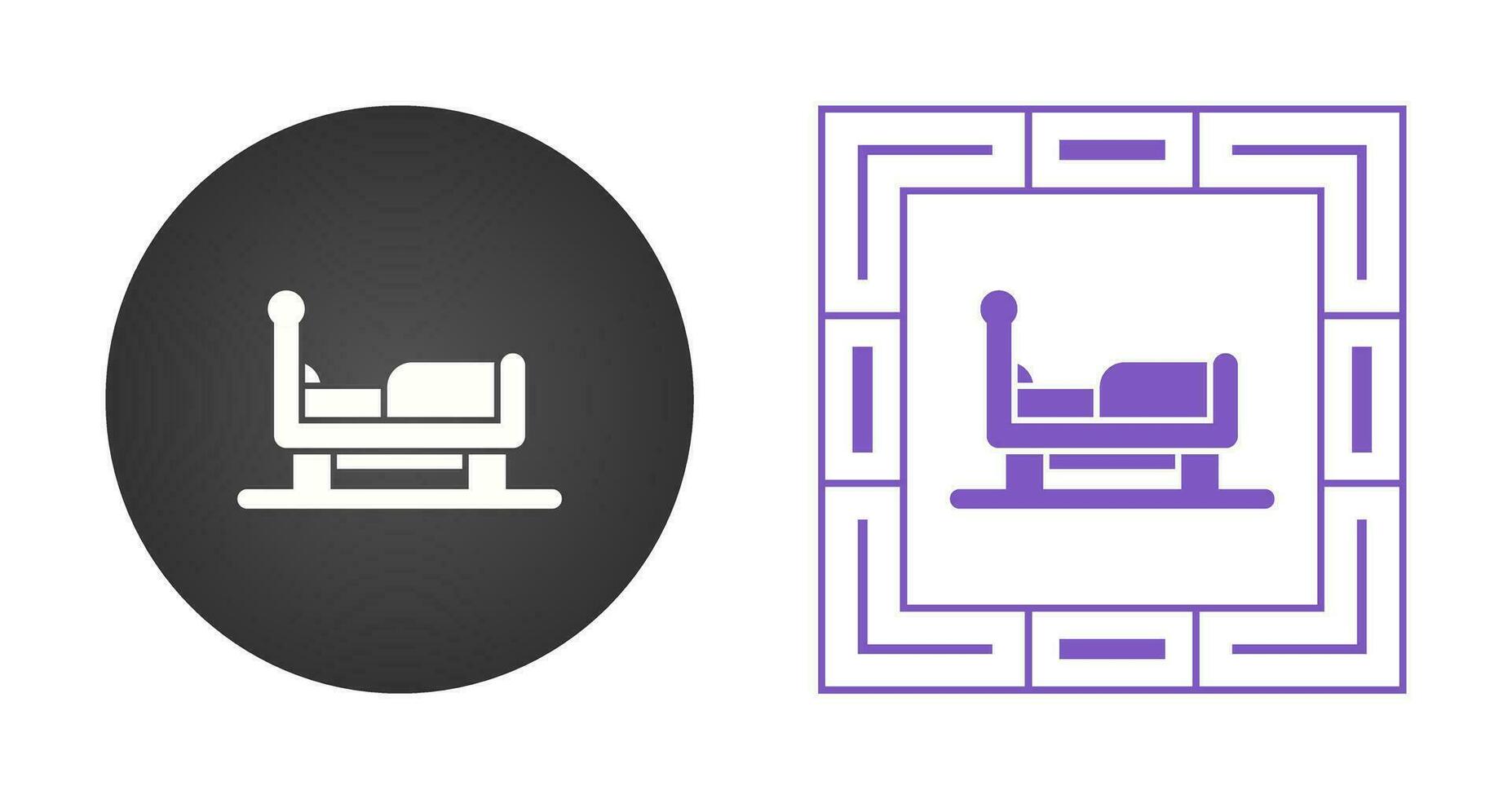 bed vector icoon