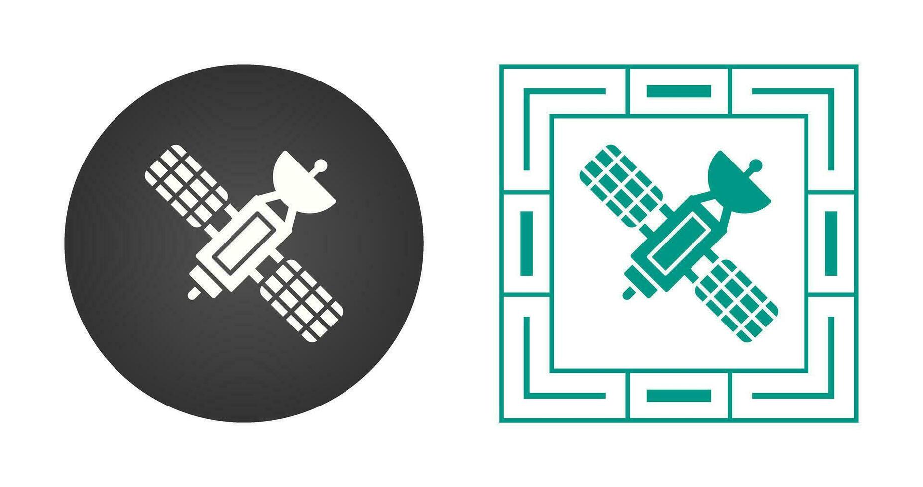 satelliet vector pictogram