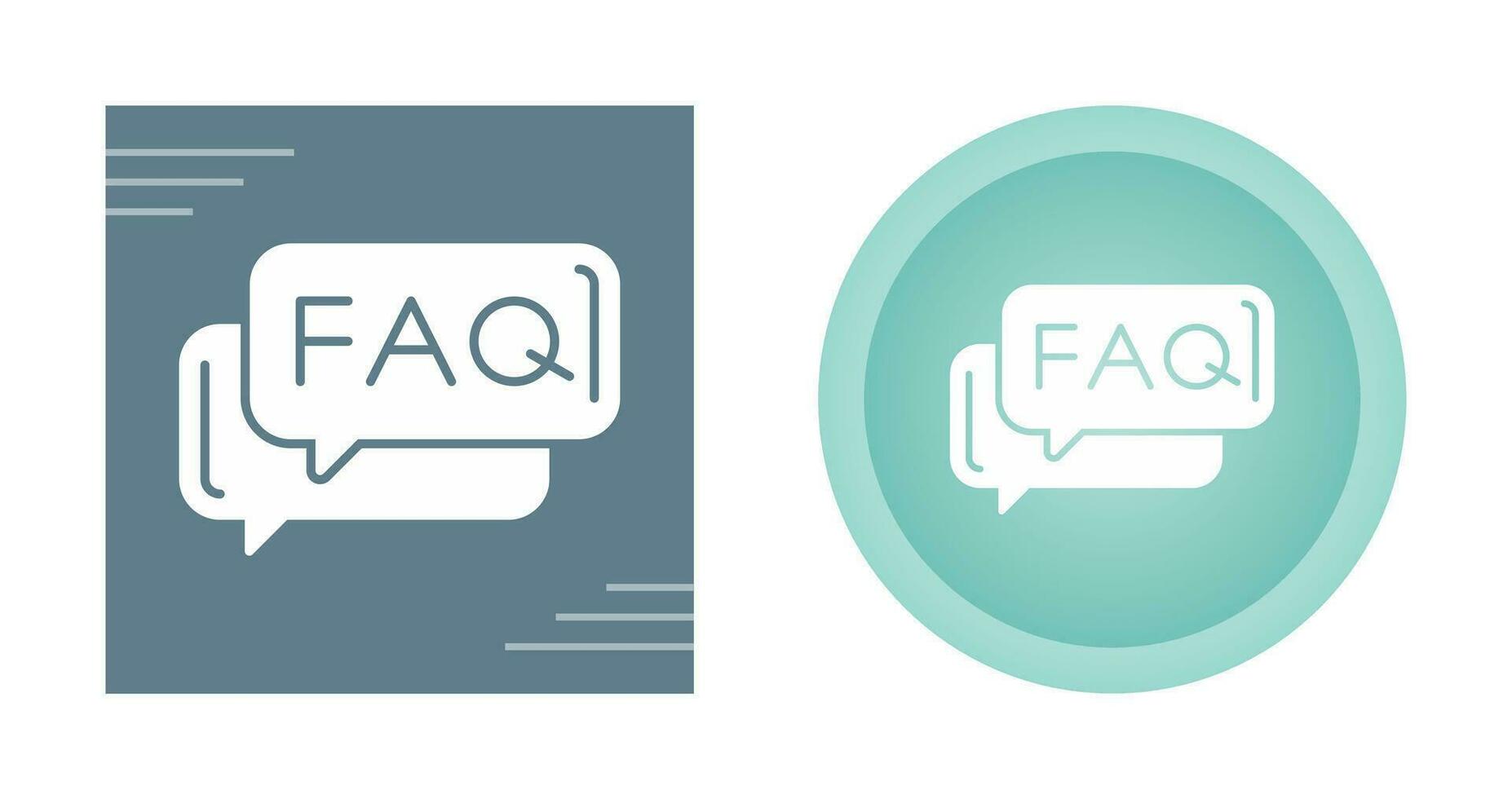 FAQ vector icoon