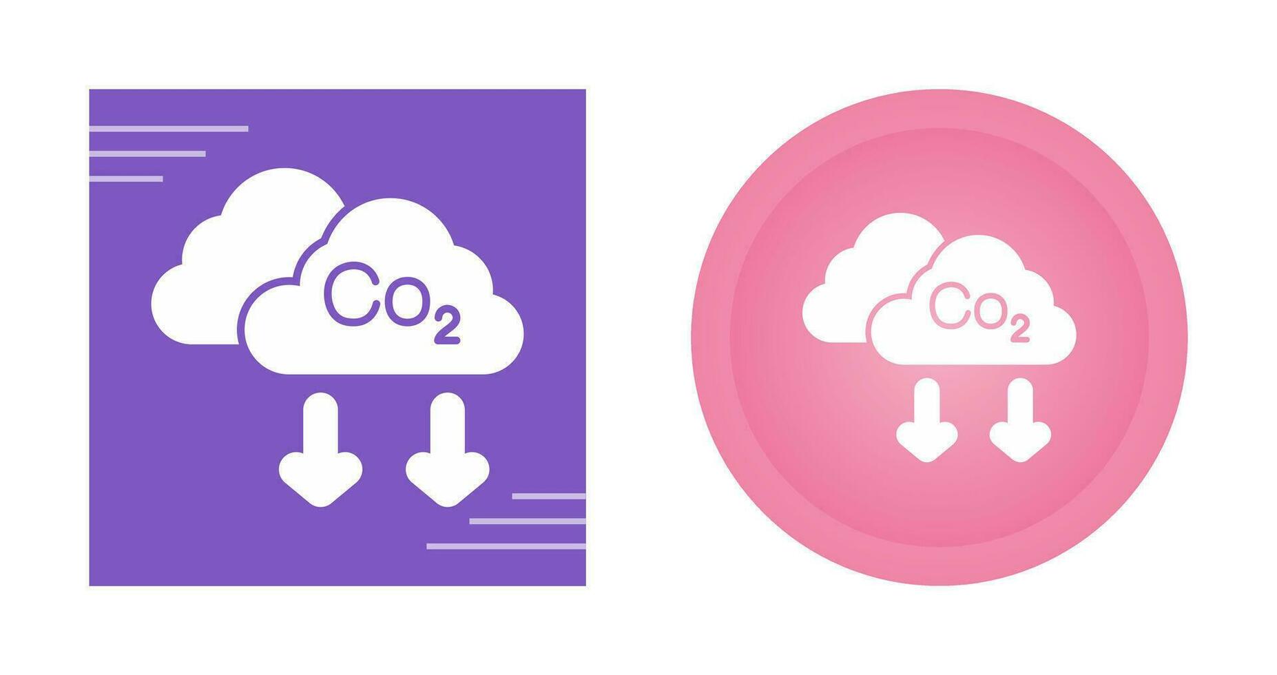 co2 vector icoon