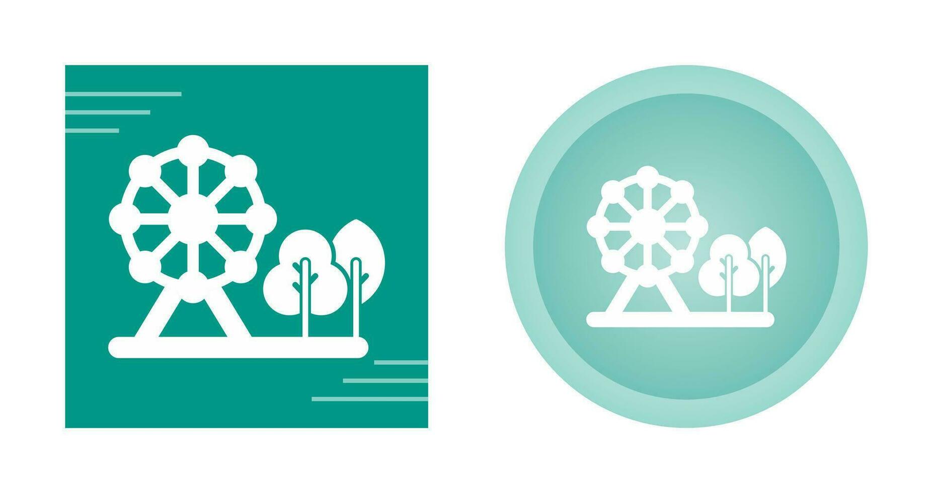 park vector pictogram