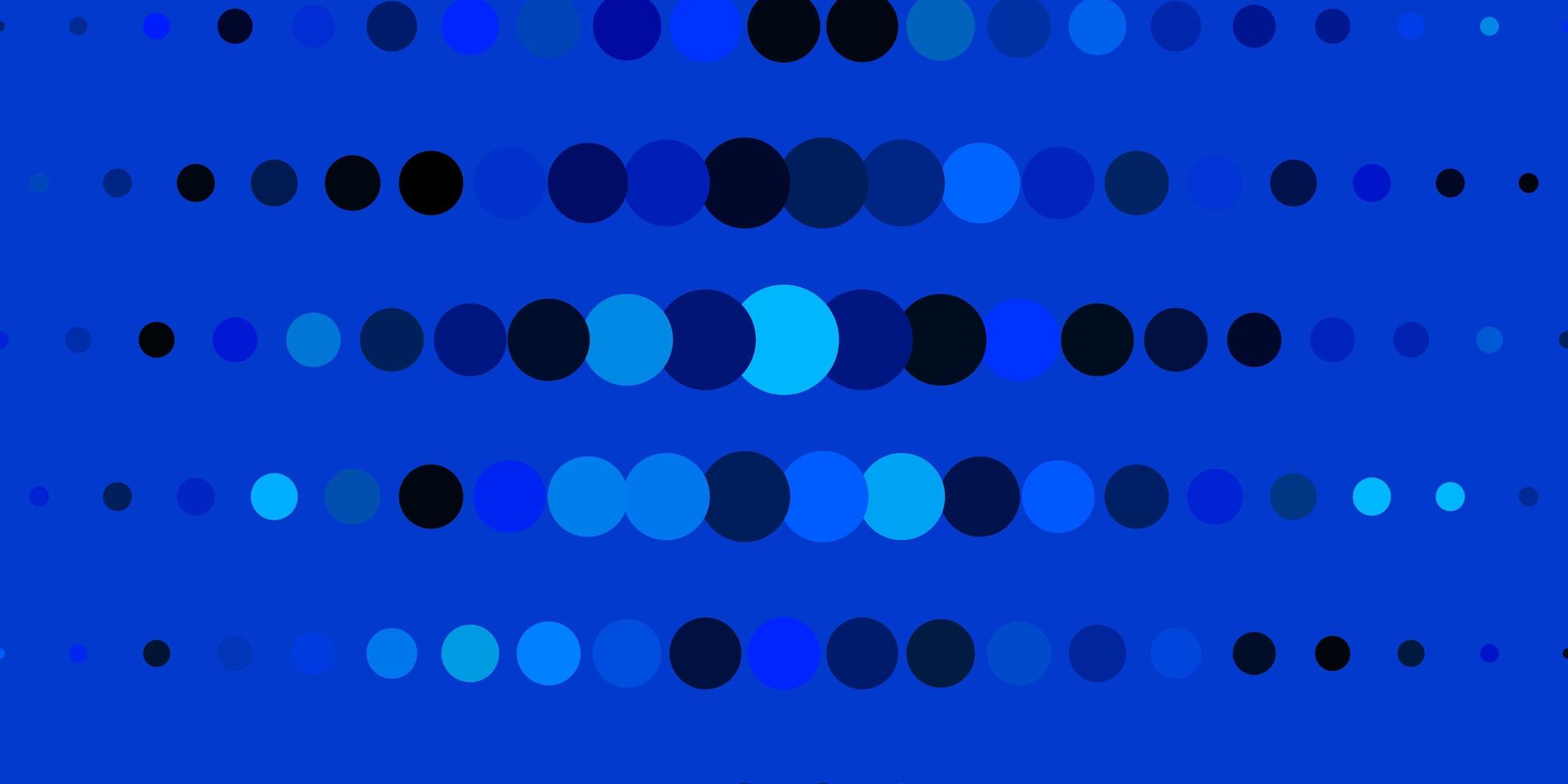 donkerblauw vector sjabloon met cirkels. kleurrijke illustratie met gradiëntpunten in aardstijl. nieuwe sjabloon voor een merkboek.